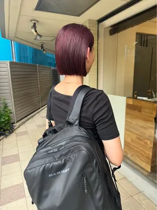 ミディアム siro所属・siro meru 透明感カラーのヘアスタイル