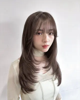 ロング カラー sora/レイヤー/ 似合わせカット🎀のヘアスタイル
