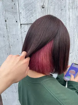 カラー 【店長】インナー指名 No.1戸塚優思のヘアスタイル