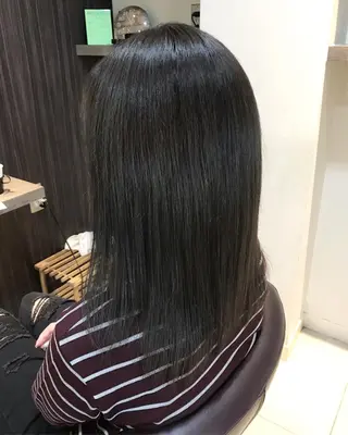 セミロング カラー どんな髪の悩みも解決 します✨田嶋俊一✨のヘアスタイル