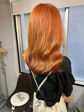 セミロング カラー 目を惹く艶髪/髪質 改善カラー🤎ぐっちのヘアスタイル