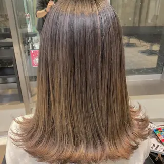 セミロング カラー tetote天王寺店所属・SHOTA 大人ショートのヘアスタイル