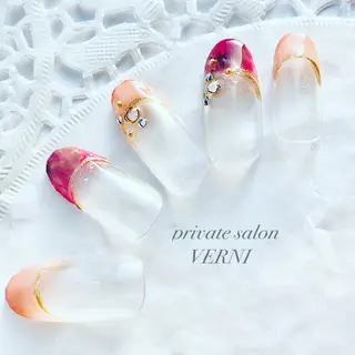ネイル 自爪育成ネイルサロン ヴェルニのネイルデザイン