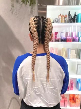 スミレ /メンズ /コーンロウのヘアスタイル