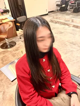 ロング カットモデル 無料🌷スズのヘアスタイル