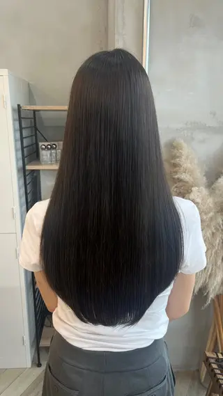 カラー 田中 萌のヘアスタイル