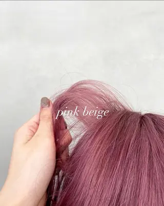 ショート カラー マンツーマン施術🌷 透明感/HIKARIのヘアスタイル