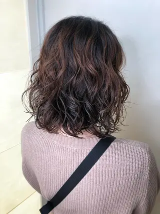 ミディアム パーマ メンズパーマ/ スパイキー/神田正紀のヘアスタイル