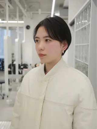 ショート カラー 🌱ぱつっと/ボブ 🌱のヘアスタイル
