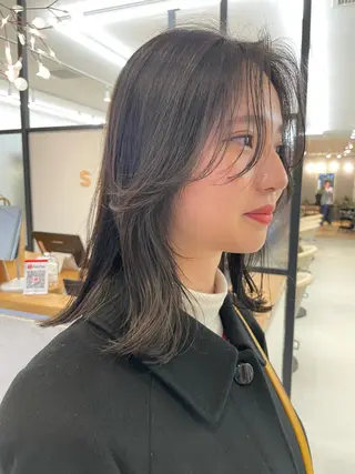 ミディアム GO TODAY SHAiRE SALON 梅田NU茶屋町店所属・今村彩巴 ボブ/ストレートのヘアスタイル