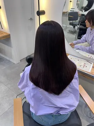 セミロング リキ/縮毛矯正🫧 /メンズカット💈のヘアスタイル