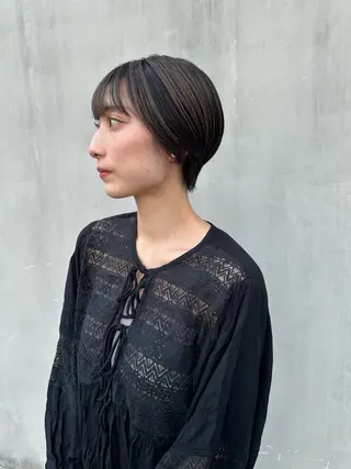 ショート カラー 山下恋佳/矢場町/ ブリーチ/ショートのヘアスタイル