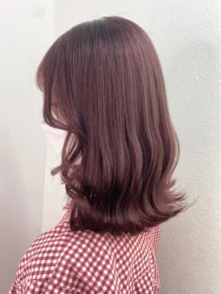 ミディアム カラー ウルフ🐺/ボブ ハイトーン🌈/増田のヘアスタイル