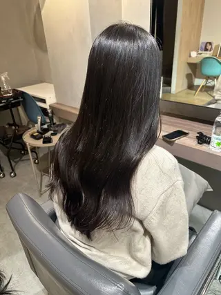 ロング カラー 美髪・シールエクステ ホソタニリョウコのヘアスタイル