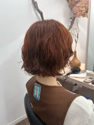 ショート レイヤーパーマ/ ショートパーマ/横浜のヘアスタイル