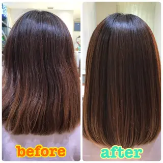 ミディアム 清藤 綾のヘアスタイル