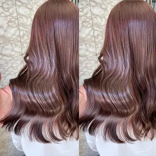 セミロング カラー 色気グレージュ 🤍kosuke🤍のヘアスタイル