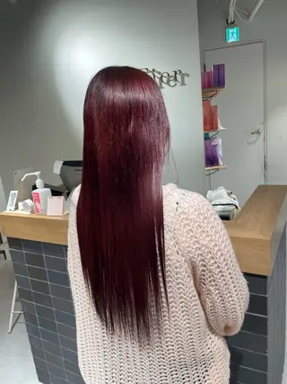 ロング カラー イヌマル アユ / Fier umedaのヘアスタイル