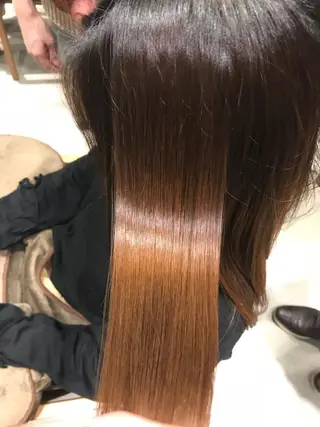 ミディアム パーマ THREE byKEEPのヘアスタイル