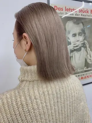 ミディアム 韓国風/髪質改善 赤み消し✨junkiのヘアスタイル