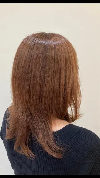 ロング カラー ショートカット／ 明千のヘアスタイル