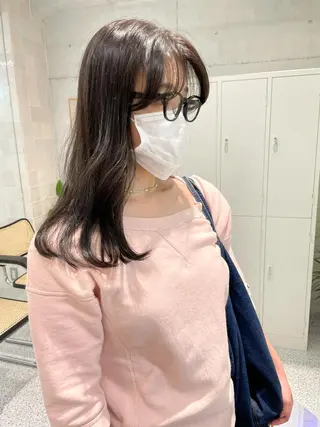 ロング カラー 遠藤 眞実のヘアスタイル