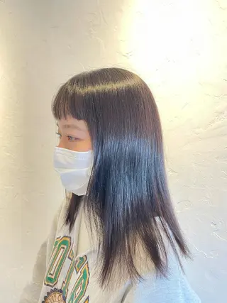 ロング 蓮沼 今日子のヘアスタイル
