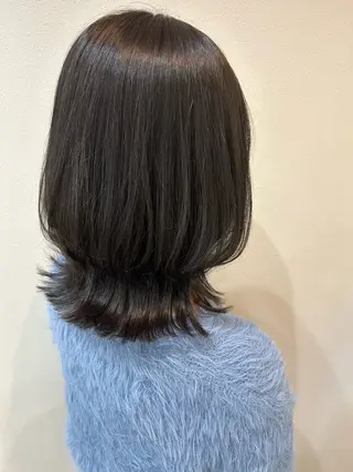 ミディアム カラー bhoozwoo所属・はやし かほのヘアスタイル