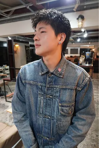 ショート パーマ メンズ 🔹YUTA🔹 メンズパーマのヘアスタイル