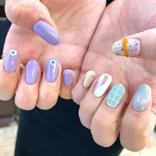 ネイル AOI✩⡱ y2kネイルのネイルデザイン