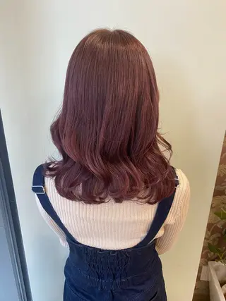 セミロング カラー 山本 純大のヘアスタイル