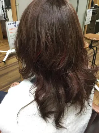 ロング カラー パーマ 後藤 健史のヘアスタイル