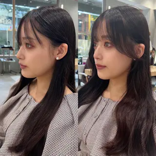 ロング 顔周り🇰🇷韓国 レイヤー/いづみ💞のヘアスタイル