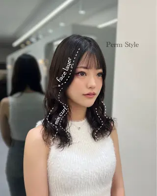 パーマ ARMONY モモのヘアスタイル
