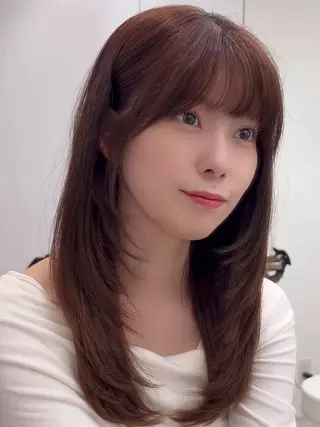 ミディアム ✨上品可愛い 垢抜けカラー/後藤✨のヘアスタイル