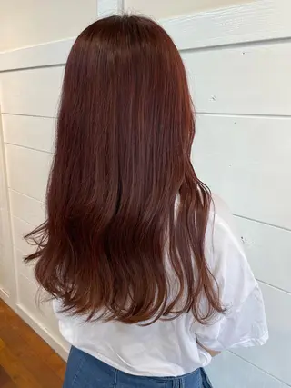 ロング カラー 足立 悠輔のヘアスタイル