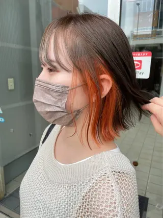 カラー 佐藤 万倫💞⭐️のヘアスタイル