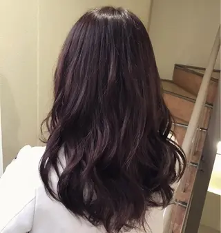 セミロング カラー パーマ ヘアアレンジ 新宿.全国4位美髪師 taka髪質改善のヘアスタイル
