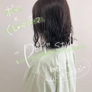ショート カラー パーマ お洒落パーマ/ 艶カラー/michiのヘアスタイル