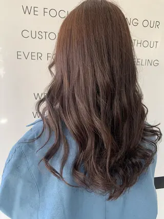 ロング カラー パーマ パーマ&髪質改善職人 稲本　来耶のヘアスタイル