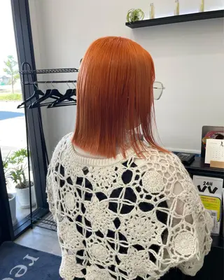 ミディアム 明石 歩樹のヘアスタイル