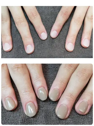 ネイル 深爪矯正/爪育成ケア manie nailのネイルデザイン