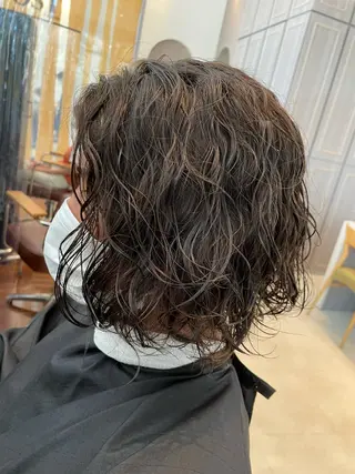 パーマ メンズ 波巻き/ツイスパ/ メンズ特化🐺米山歩のヘアスタイル