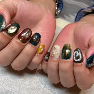 ネイル among アマン所属・lecoa_ kana／amongのネイルデザイン