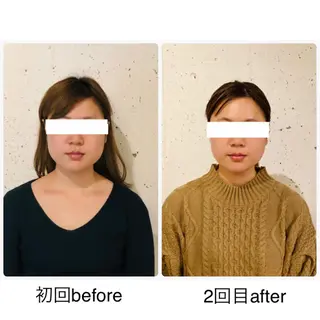 セミロング カラー 小顔矯正専門サロンジュマリ所属・町田 淳子のエステ・リラクイメージ
