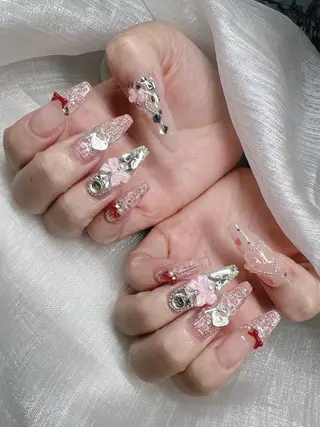 ネイル Lee Nails チップ長さだし専門店のネイルデザイン