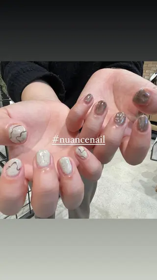 ネイル 淡色ネイル 🎀moeのネイルデザイン