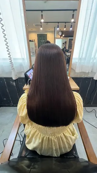 セミロング カラー ヘアアレンジ AUBE HAIRazul吉祥寺所属・髪質改善✨幹細胞✨ ウルツヤ🌈清水　祥のヘアスタイル