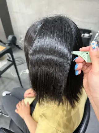 ミディアム パーマ 三木 まことのヘアスタイル
