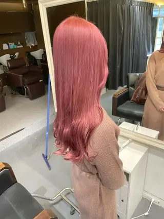 ロング カラー ボブ/パーマ 古家 佑真のヘアスタイル